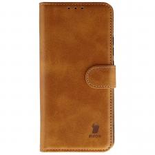Husa flip cover Bizon Pocket compatibila cu Realme 16 5G, Maro