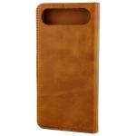 Husa flip cover Bizon Pocket compatibila cu Realme 16 5G, Maro 5 - lerato.ro