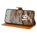 Husa flip cover Bizon Pocket compatibila cu Realme 16 5G, Maro 6 - lerato.ro