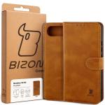 Husa flip cover Bizon Pocket compatibila cu Realme 16 5G, Maro 7 - lerato.ro