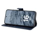 Husa flip cover Bizon Pocket compatibila cu Realme 16 5G, Navy Blue 6 - lerato.ro