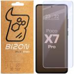 Folie sticla hibrid Bizon Glass Mule Duo compatibila cu Xiaomi Poco X7 Pro, Transparent 2 - lerato.ro