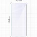 Folie sticla hibrid Bizon Glass Mule Duo compatibila cu Xiaomi Poco X7 Pro, Transparent 3 - lerato.ro