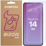 Folie sticla hibrid Bizon Glass Mule compatibila cu Realme 14 5G, Transparent 2 - lerato.ro