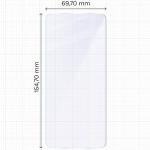 Folie sticla hibrid Bizon Glass Mule compatibila cu Xiaomi Poco F7 Pro, Transparent 3 - lerato.ro