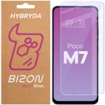 Folie sticla hibrid Bizon Glass Mule compatibila cu Xiaomi Poco M7 5G, Transparent 2 - lerato.ro