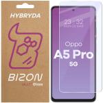 Folie sticla hibrid Bizon Glass Mule compatibila cu Oppo A5 Pro 5G, Transparent 2 - lerato.ro