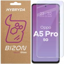Folie sticla hibrid Bizon Glass Mule compatibila cu Oppo A5 Pro 5G, Transparent