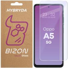 Folie sticla hibrid Bizon Glass Mule compatibila cu Oppo A5 5G, Transparent
