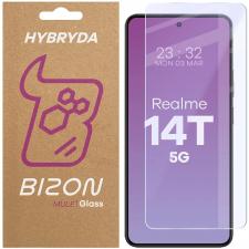 Folii protectie Realme 14 5G / 14T 5G, Folie sticla hibrid Bizon Glass Mule compatibila cu Realme 14T 5G, Transparent, lerato.ro