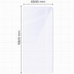 Folie sticla hibrid Bizon Glass Mule compatibila cu Realme 14T 5G, Transparent 3 - lerato.ro