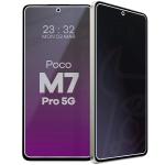 Folie sticla hibrid Bizon Glass Mule Shadow Privacy compatibila cu Xiaomi Poco M7 Pro 5G, Transparent 4 - lerato.ro