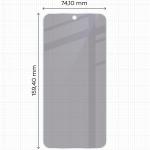 Folie sticla hibrid Bizon Glass Mule Shadow Privacy compatibila cu Xiaomi Poco F7, Transparent 3 - lerato.ro