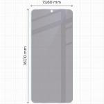 Folie sticla hibrid Bizon Glass Mule Shadow Privacy compatibila cu Xiaomi Poco M7 5G, Transparent 3 - lerato.ro