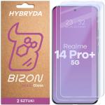 Set 2 folii sticla hibrid Bizon Glass Mule Duo compatibile cu Realme 14 Pro Plus, Transparent 2 - lerato.ro