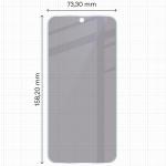 Folie sticla hibrid Bizon Glass Mule Shadow Privacy compatibila cu Realme GT 8 Pro, Transparent 3 - lerato.ro