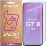Set 2 folii sticla hibrid Bizon Glass Mule Duo compatibile cu Realme GT 8 Pro, Transparent 2 - lerato.ro