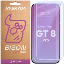 Set 2 folii sticla hibrid Bizon Glass Mule Duo compatibile cu Realme GT 8 Pro, Transparent