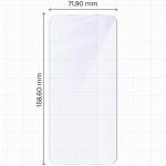 Folie sticla hibrid Bizon Glass Mule compatibila cu Vivo X300 Pro, Transparent 3 - lerato.ro
