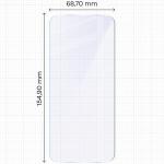 Folie sticla hibrid Bizon Glass Mule compatibila cu Honor Magic 8 Pro, Transparent 3 - lerato.ro