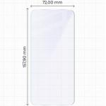 Set 2 folii sticla hibrid Bizon Glass Mule Duo compatibile cu Honor Magic 8 Lite, Transparent 3 - lerato.ro