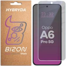 Folie sticla hibrid Bizon Glass Mule Shadow Privacy compatibila cu Oppo A6 Pro 5G, Transparent