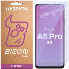 Set 2 folii sticla hibrid Bizon Glass Mule Duo compatibile cu Oppo A5 Pro 5G, Transparent