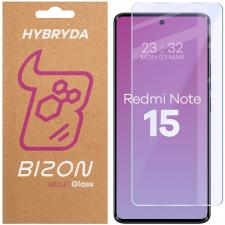 Folie sticla hibrid Bizon Glass Mule Duo compatibila cu Xiaomi Redmi Note 15 4G / 5G, Transparent