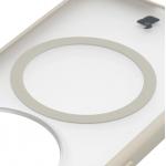 Carcasa Bizon MatteO cu MagSafe compatibila cu Vivo X300, Bej 4 - lerato.ro