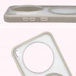 Carcasa Bizon MatteO cu MagSafe compatibila cu Vivo X300, Bej 5 - lerato.ro