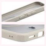 Carcasa Bizon MatteO cu MagSafe compatibila cu Vivo X300, Bej 6 - lerato.ro