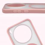 Carcasa Bizon MatteO cu MagSafe compatibila cu Vivo X300, Roz 5 - lerato.ro