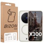 Carcasa Bizon MatteO cu MagSafe compatibila cu Vivo X300 Pro, Bej 7 - lerato.ro
