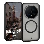 Carcasa Bizon MatteO cu MagSafe compatibila cu Honor Magic 8 Pro, Negru 3 - lerato.ro