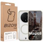 Carcasa Bizon MatteO cu MagSafe compatibila cu Honor Magic 8 Pro, Bej 8 - lerato.ro
