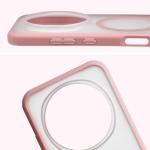 Carcasa Bizon MatteO cu MagSafe compatibila cu Honor Magic 8 Pro, Roz 5 - lerato.ro