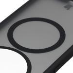 Carcasa Bizon MatteO cu MagSafe compatibila cu Honor Magic 8 Lite, Negru 4 - lerato.ro