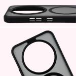 Carcasa Bizon MatteO cu MagSafe compatibila cu Honor Magic 8 Lite, Negru 5 - lerato.ro