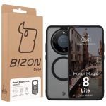 Carcasa Bizon MatteO cu MagSafe compatibila cu Honor Magic 8 Lite, Negru 8 - lerato.ro