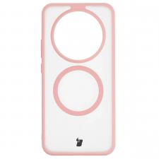 Carcasa Bizon MatteO cu MagSafe compatibila cu Honor Magic 8 Lite, Roz