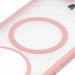 Carcasa Bizon MatteO cu MagSafe compatibila cu Honor Magic 8 Lite, Roz 4 - lerato.ro