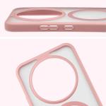 Carcasa Bizon MatteO cu MagSafe compatibila cu Honor Magic 8 Lite, Roz 5 - lerato.ro