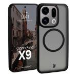 Carcasa Bizon MatteO cu MagSafe compatibila cu Oppo Find X9, Negru 3 - lerato.ro