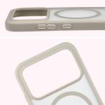 Carcasa Bizon MatteO cu MagSafe compatibila cu Xiaomi Poco F8 Pro, Bej 5 - lerato.ro