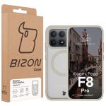Carcasa Bizon MatteO cu MagSafe compatibila cu Xiaomi Poco F8 Pro, Bej 8 - lerato.ro