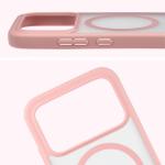 Carcasa Bizon MatteO cu MagSafe compatibila cu Xiaomi Poco F8 Pro, Roz 5 - lerato.ro