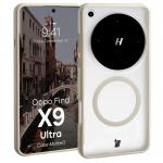 Carcasa Bizon MatteO cu MagSafe compatibila cu Oppo Find X9 Ultra, Bej 3 - lerato.ro