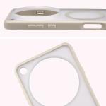 Carcasa Bizon MatteO cu MagSafe compatibila cu Oppo Find X9 Ultra, Bej 5 - lerato.ro