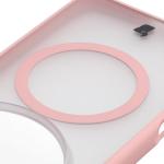 Carcasa Bizon MatteO cu MagSafe compatibila cu Oppo Find X9 Ultra, Roz 4 - lerato.ro