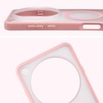 Carcasa Bizon MatteO cu MagSafe compatibila cu Oppo Find X9 Ultra, Roz 5 - lerato.ro